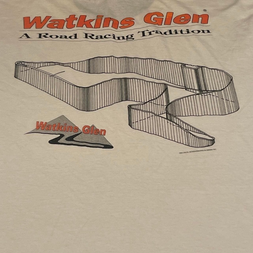 Vintage Watkins Glen Racway t shirt
